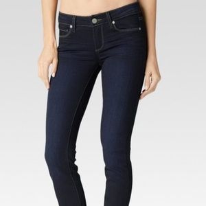 Paige Jeans Skyline Skinny Dark Wash 26